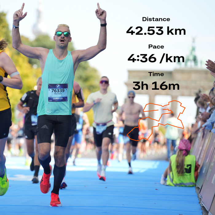 Photo with Strava data