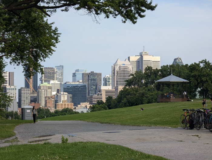 The Montréal Skyline as seen from Mont Royal