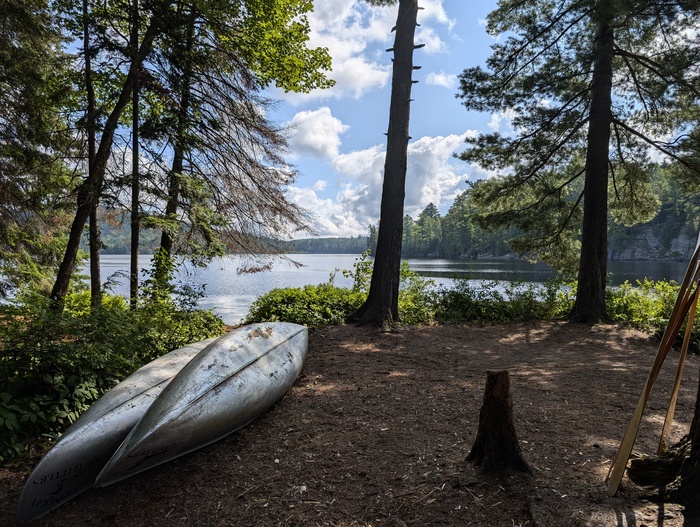 A view on the lake from Rose Island