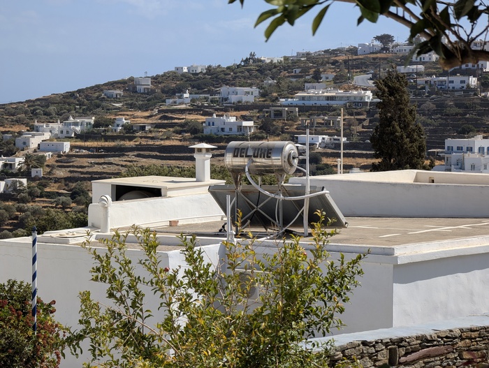 Solar panels on a roof