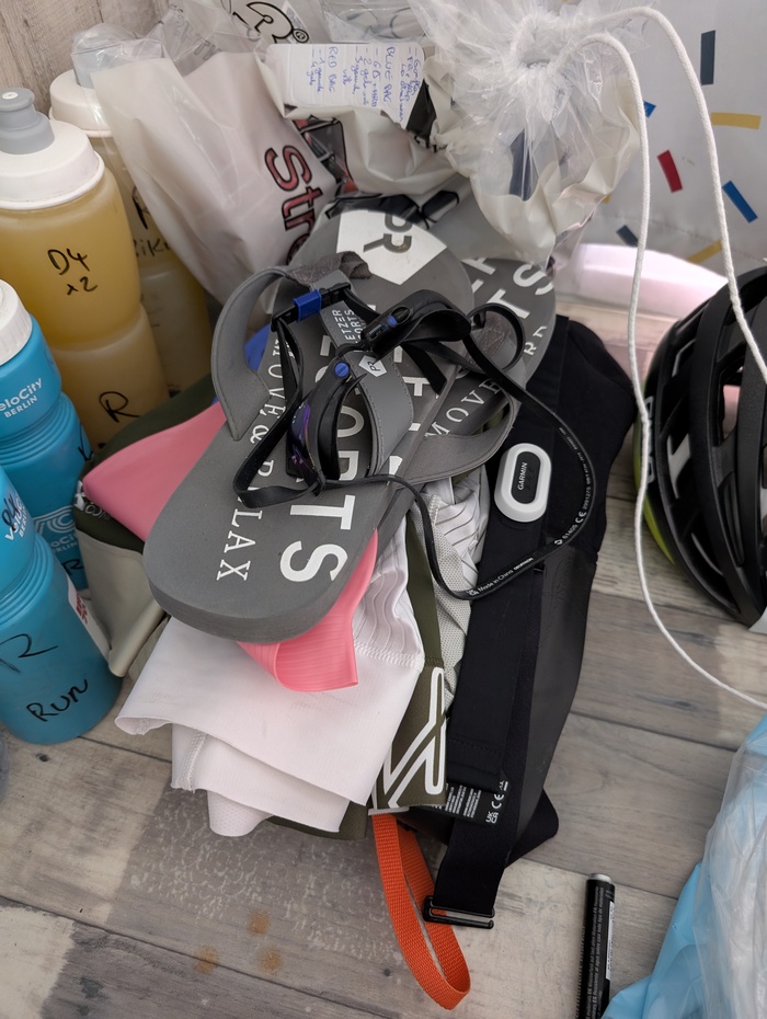 Photo of my stuff ready for the next day