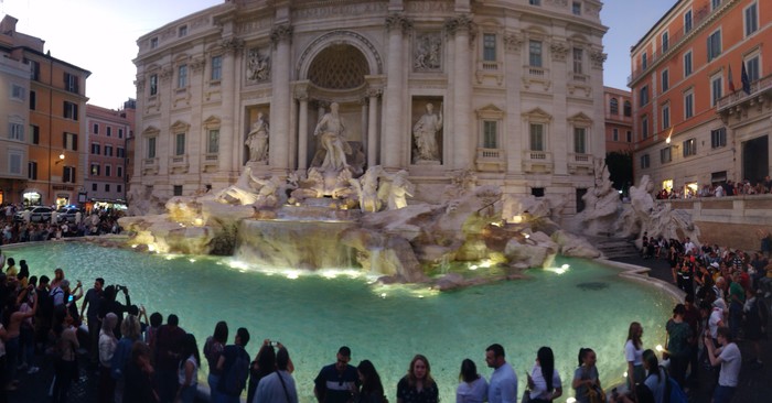 The fountain of Trevi