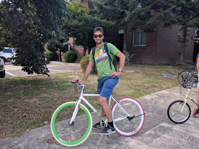 My bike in South Korea, brand new