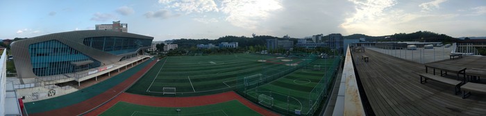 A soccer field